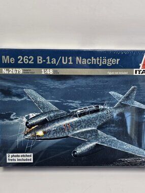 SEALED Italeri Me 262 B-1a/U1 Nachtjager 1:48 Model Kit No. 2679 New WWII Plane